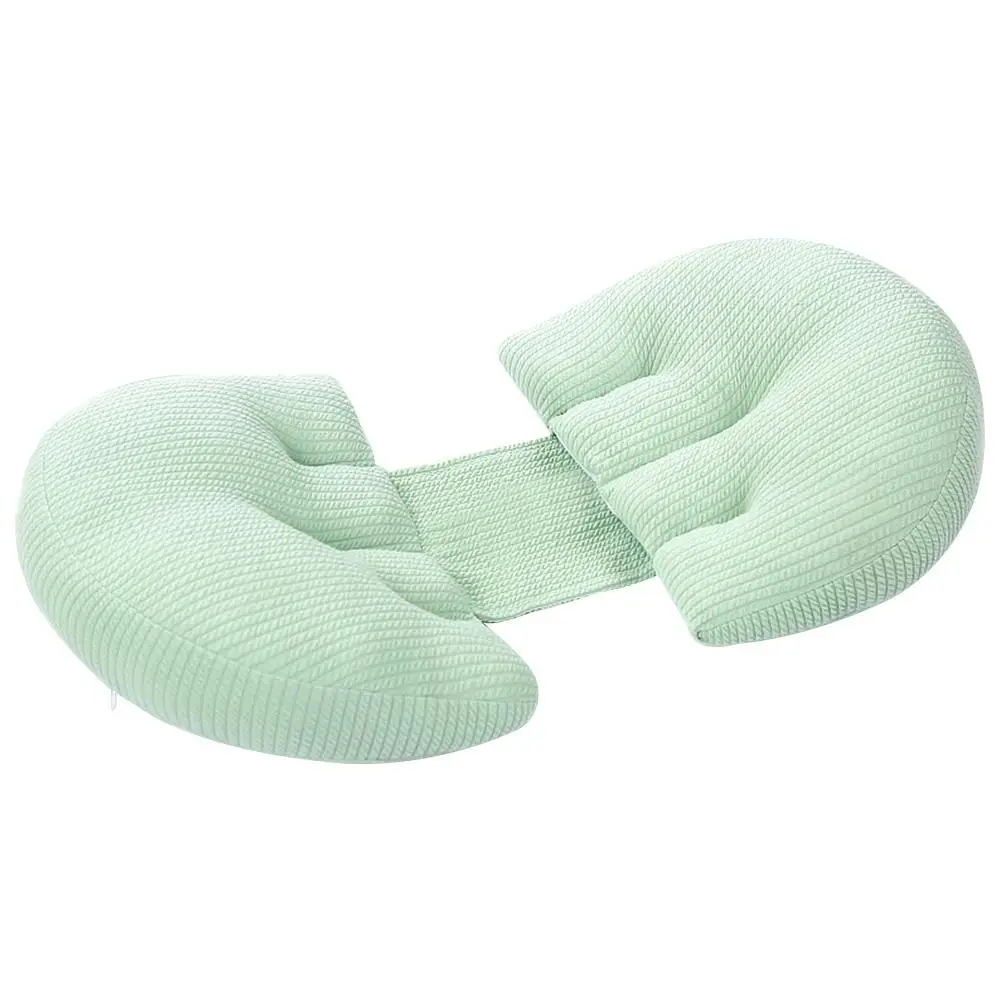 Новая Подушка для беременных, боковая подушка для сна, хлопковая Подушка для беременных, моющаяся u-образная Подушка, боковая подушка для сна для беременных, подушка для поддержки живота - Цвет: Green