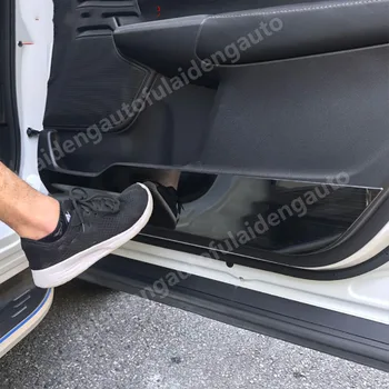 

4pcs For Honda CRV CR-V 2017-2019 stainless steel Car Door Anti-kick Pad Door Protection Side Edge Car styling accessories