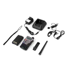 BF-UV-5RE Walkie Talkie 5 Вт 128CH FM VOX DTMF двухстороннее радио адаптер США
