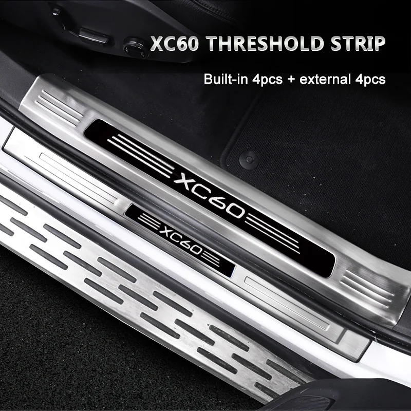 Für Volvo XC60 2018-2022 Edelstahl steerl frontschürze unter Bottom Grille  Grill Abdeckung Außen Protector Streifen Zubehör - AliExpress