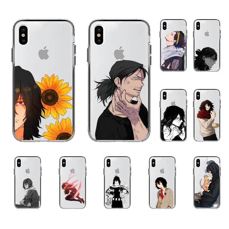 best iphone 12 mini case Eraser head Shota Aizawa My Hero Phone Case for iPhone 11 12 13 mini pro XS MAX 8 7 6 6S Plus X 5S SE 2020 XR cover clear iphone 12 mini case