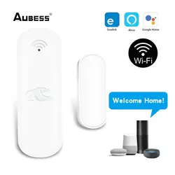 Tuya Smart WIFI Door Magnetic Door And Window Sensor Remote Wireless Security Burglar Voice Alarm System Work With Alexa Google