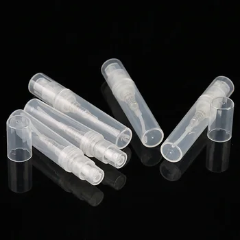 

10Pcs 2ml/3ml/4ml/5ml Mini Clear Plastic Spray Bottle Empty Sample Perfume Pen Atomizer Vials For Cleaning Travel Essential Oils