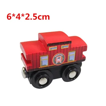 

Wooden Magnetic Train Tracks for Wooden Can Be Connected to The Train Variety Wooden Car 1:64 > 3 Years Old w17