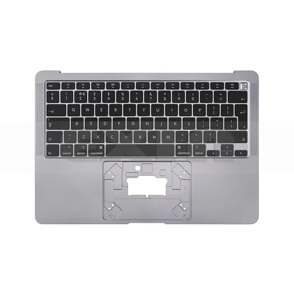 Spænding designer Slovenien New For Macbook Air 13" 2020 M1 A2337 Topcase With Keyboard Us Uk Fr French  De German Russian Spanish Danish Silver Grey Gold - Laptop Bags & Cases -  AliExpress