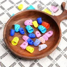 

Durable Good Elasticity Silicone Finger Guard Pad Soft Fingertip Cover Waterproof for Guitar Handwork Hand Twist Drill