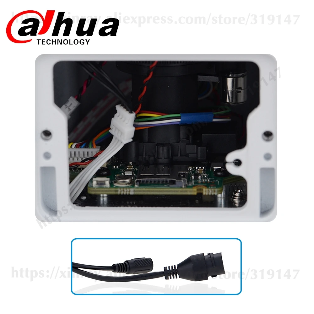 DH IPC-HFW4631F-ZSA 6MP сетевая ip-камера 2,7-13,5 мм VF объектив 60 м IR слот карты Micro SD встроенный микрофон IP67 IK10 4 шт./лот