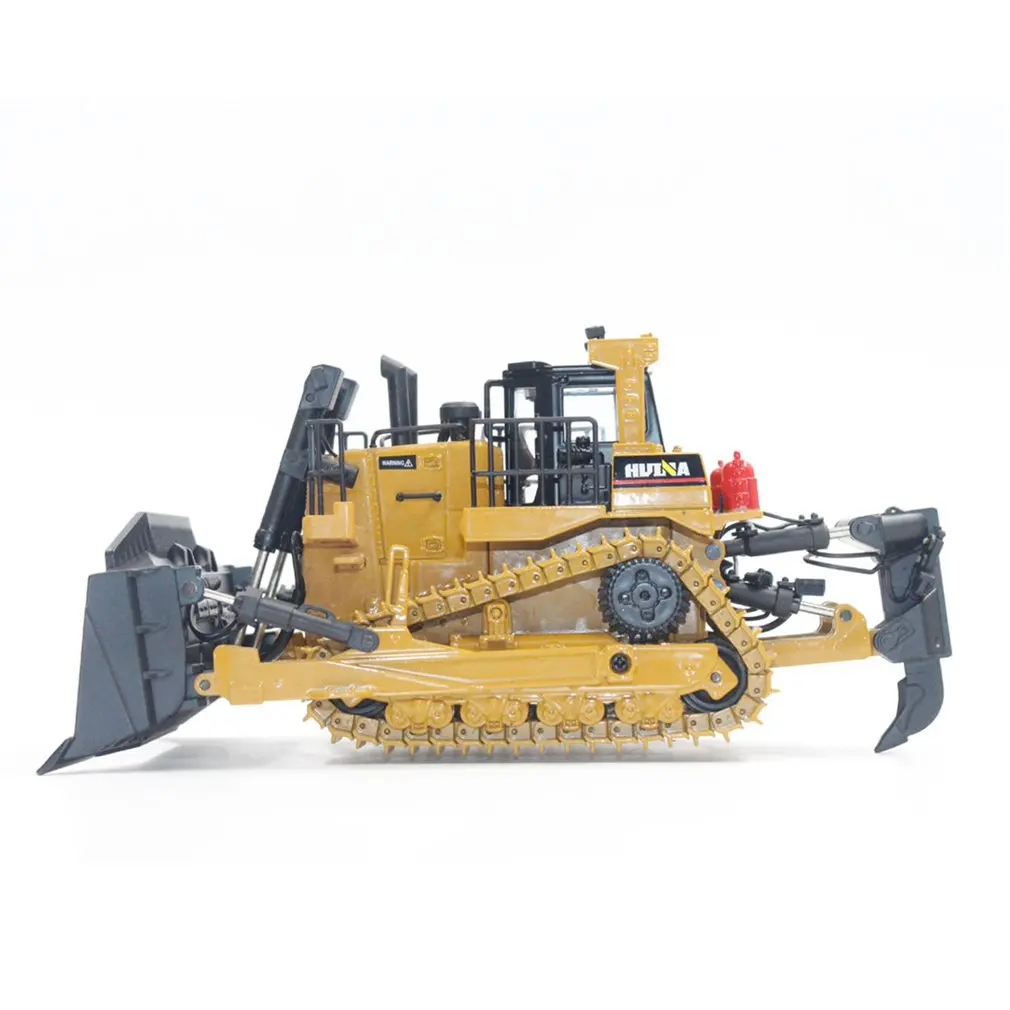 HUINA TOYS 1700 1:50 литой под давлением тяжелый бульдозер инженерный грузовик статическая модель гусеничный колесный бульдозер детские игрушки подарок