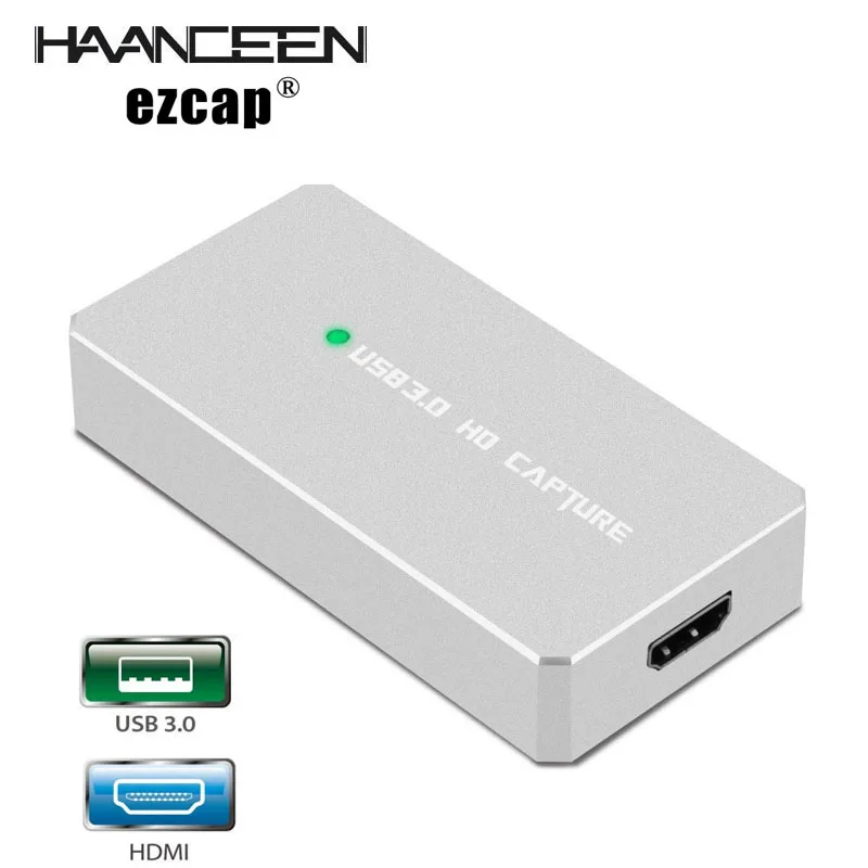 Карта захвата игр USB 3 0 HDMI Full 1080P захват видео OBS VLC прямая трансляция для iPhone PS3 PS4 Xbox