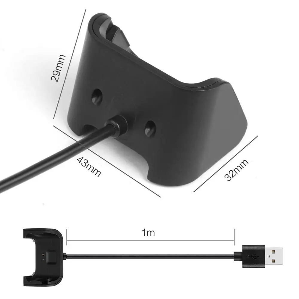 Сменное магнитное зарядное устройство USB для Xiaomi Huami Amazfit Bip Youth A1608 модель умные