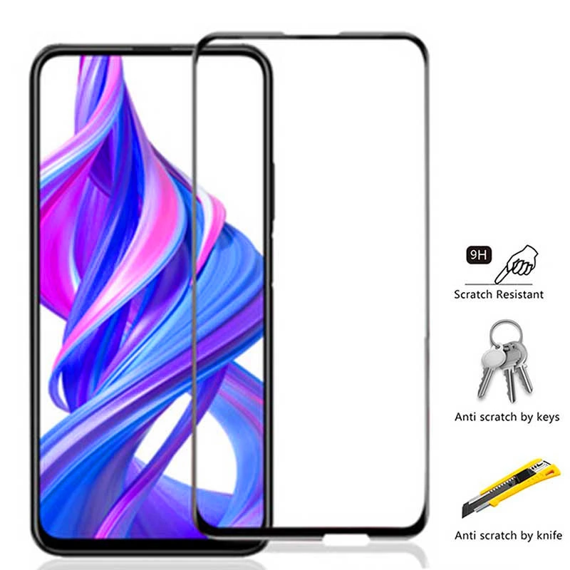 9H Защита экрана для huawei Honor 9X стекло закаленное Полное покрытие Защитное стекло для huawei Honor 9X STK-LX1 стекло Honor 9X