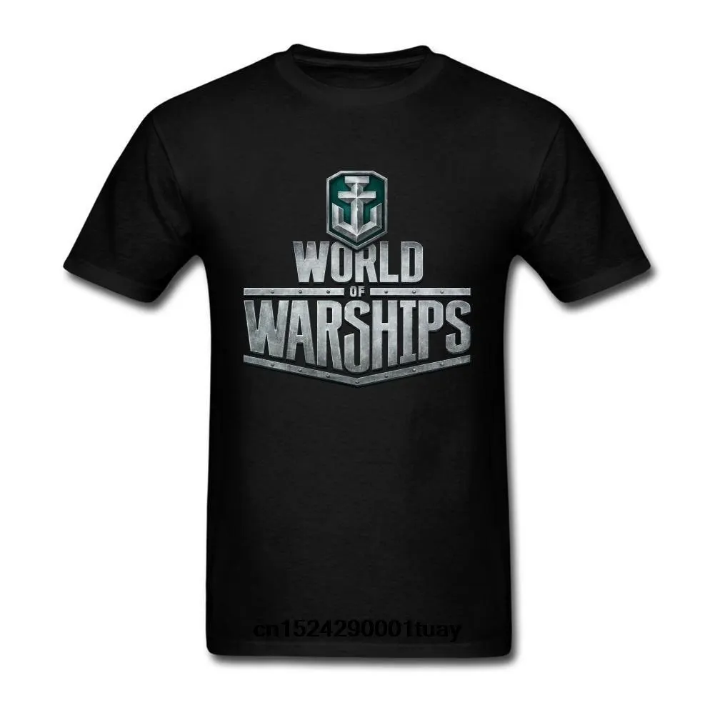 JXK men's World of Warships футболка с логотипом коротким рукавом | Мужская одежда