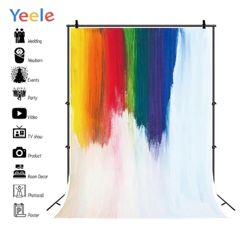 

Yeele Pigment Pattern Painting Photography Backdrop Personalized Photocall Portrait Photographic Backgrounds For Photo Studio