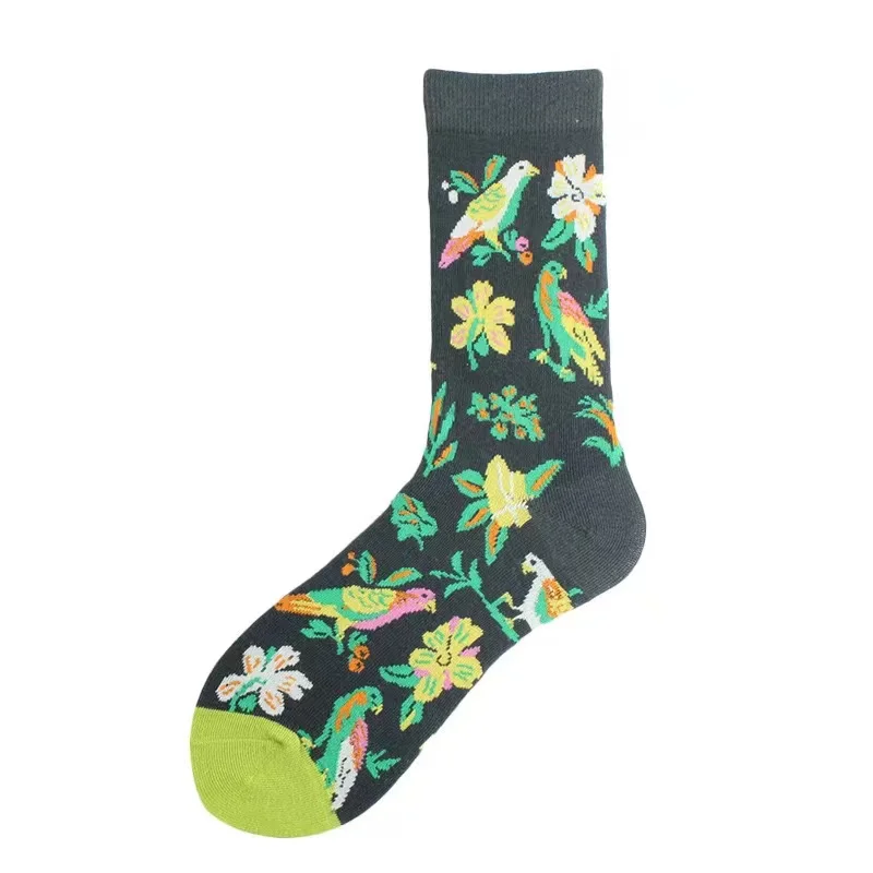Fashion Cotton Men Socks Breathable All Seasons Socks Comfortable Socks