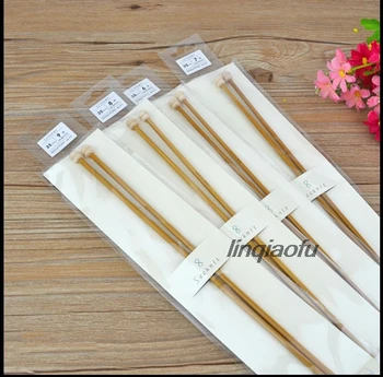 

High-grade bamboo rod needles, sweater needles, single tip two 35CM