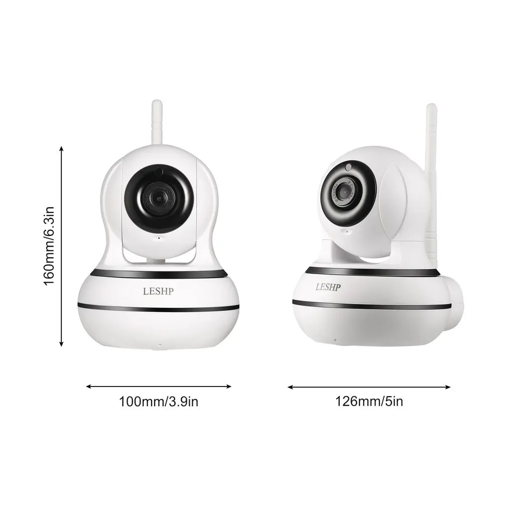 LESHP домашняя ip-камера безопасности, беспроводная Wi-Fi камера, двухсторонняя аудио-видео-радионяня, 960P HD, ночное видение, обнаружение движения