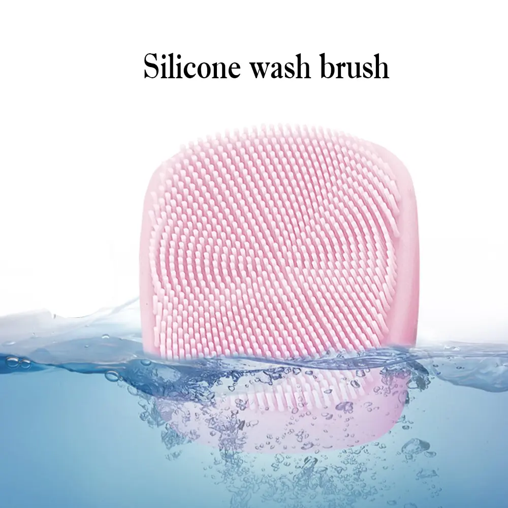 1 шт., мягкие перчатки, силиконовый очиститель для лица, щетка для мытья, скрубберная доска для косметического макияжа, чистящие инструменты