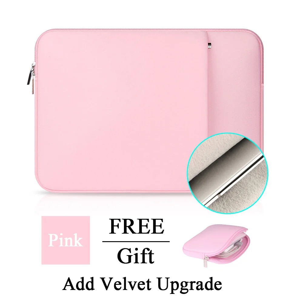 Pink Velvet Upgrade Кейс для ноутбука, планшета, чехол, сумка, 11 дюймов, 12 дюймов, 13 дюймов, 15 дюймов, 15,6 дюймов, для Macbook Pro, Air retina, 14 дюймов, для Xiaomi, huawei, hp, Dell - Цвет: Pink Velvet Upgrade