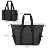 Folding Cooler Bag Large Capacity Ice Pack Outdoor Portable Aluminum Foil Fresh-Keeping Picnic Bag Multifunctional Shopping bag 1