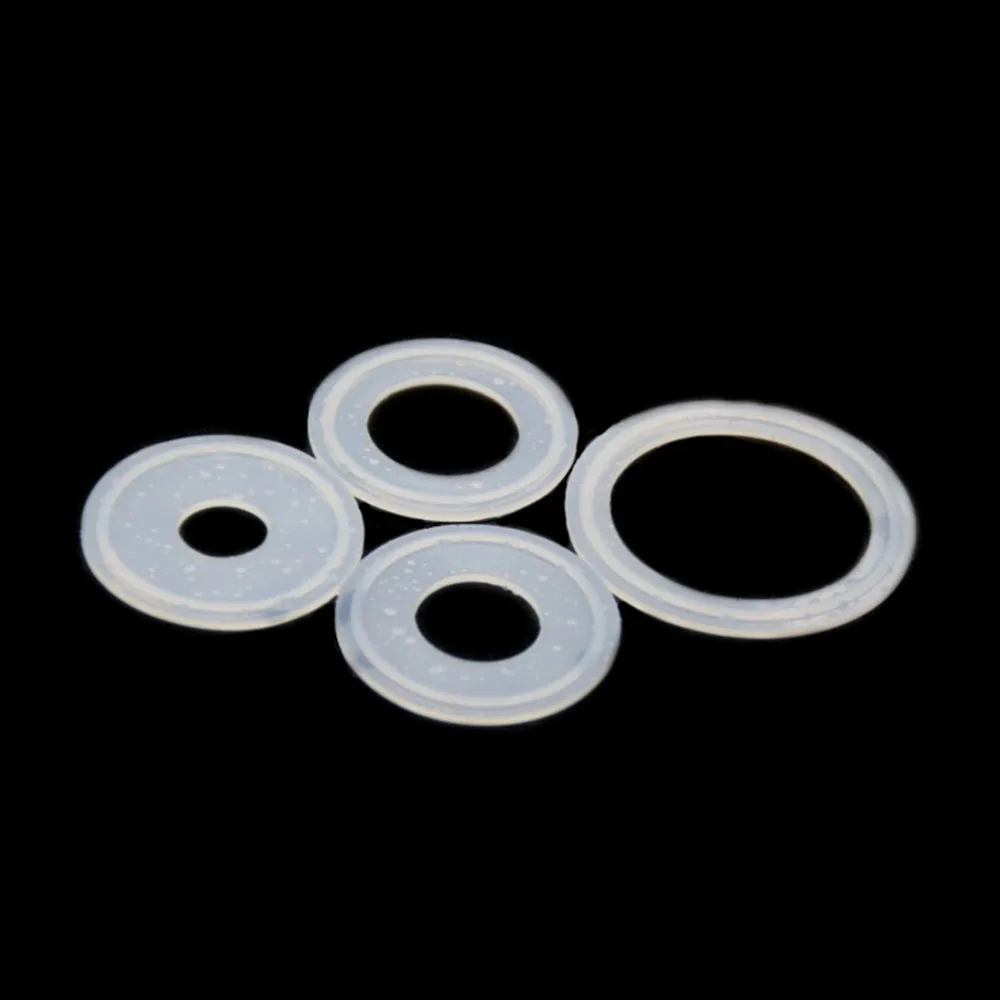 

5 PCS Fit 1/2" 3/4" 1" 1.5" 2" 2.5" 3" 3.5" Tri Clamp Sanitary Silicon Sealing Gasket Strip Homebrew Diopter Ferrule Beer