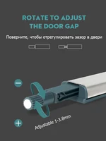 KAK 10 ชิ้นตู้จับสแตนเลสกดเพื่อเปิดซ่อนมือจับตู้ Soft Closer ฮาร์ดแวร์ประตูตู้ 3