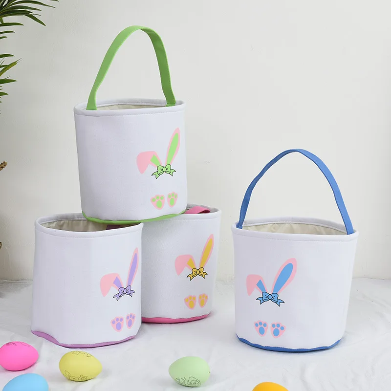10pcs Wholesale Easter Basket Bent eared Butterfly Bag with Footprint