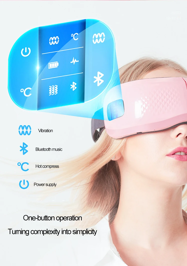 Dispositivo de Cuidados com os Olhos Electirc Inteligente Olho Massageador Anti Rugas Olhos Massagem Fadiga Aliviar Círculos Escuros Remover Aquecido Relaxar 27 High Quality Beleza e saúde