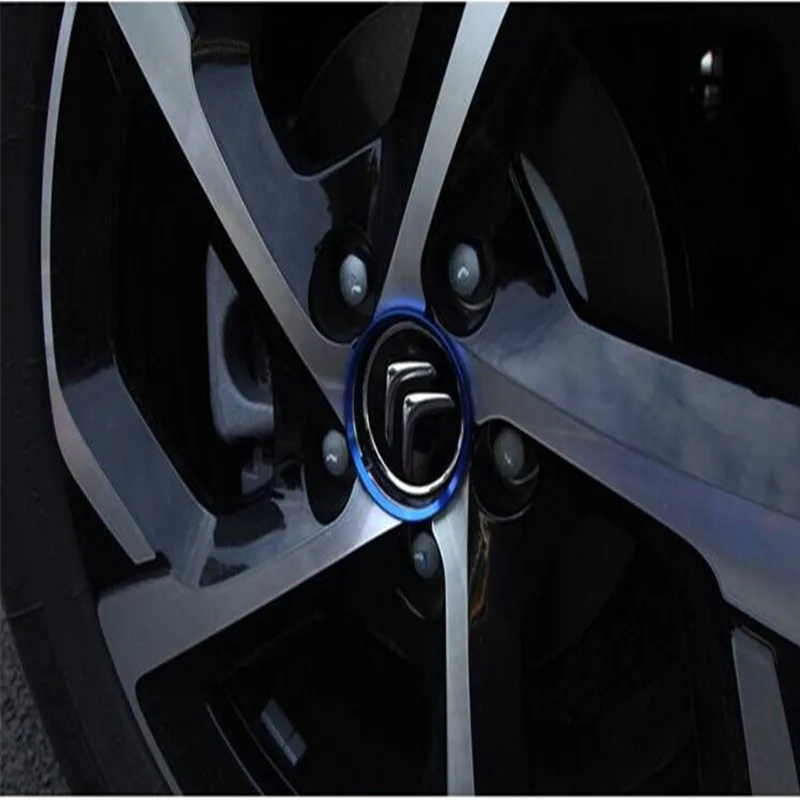 Автомобильные Стайлинг колеса Cartwheel круг покрытие наклейки для Citroen C Elysee C4L C6 DS4