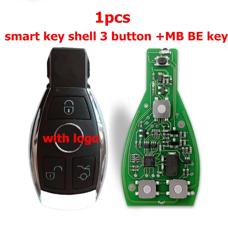 Новейший CGDI MB ключ для Mercedes для Benz CG BE Key 315/433 МГц Поддержка всех FBS3 смарт-дистанционный ключ - Цвет: 3 ADD BE 1PCS