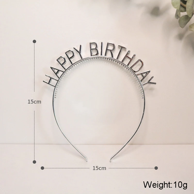 1pcs Headband Birthday Party Hat For Woman party hat birthday crown birthday headband set
