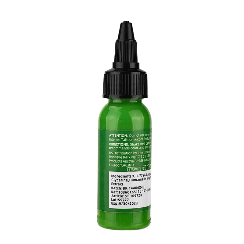 30ML Tattoo Inks Semi Permanent Natural Plant Tattoo Pigment Permanent Makeup Supplies Tools for Body Art Paint Tattoos Color tattoo ink tattoo ink pigment