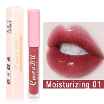 

1PC Sexy Red Lipstick Matte Velvet Lip Gloss Cosmetic Lasting Waterproof Moisturizing Lip Glaze Non-stick Cup Lipstick TSLM2