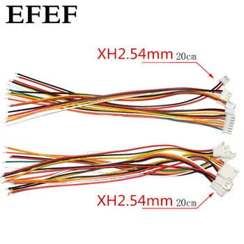 

10pcsXH2.54mm PH2.00mm 1.25MM Wire Cable Connector Plug Male & Female Battery Charging Cable JST 20CM 1007-26 AWG Aerial Docking