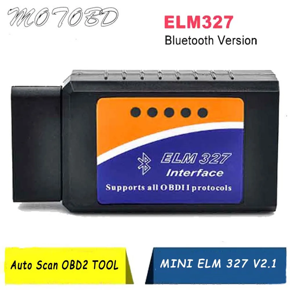 Bluetooth Obd2 Interfész Can-Bus Szkenner Elm 327 V2.1 Obd Ii Támogatja Az Android/Ios/Pc Rendszer Obd2 Diagnosztikai Eszköz Elm327 V1.5