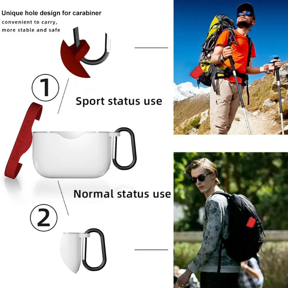 

Integral Protective Silicone Cover With Flexible Opening For Sony WF-1000XM3 Headphone Accessories(Not Include Earphone)