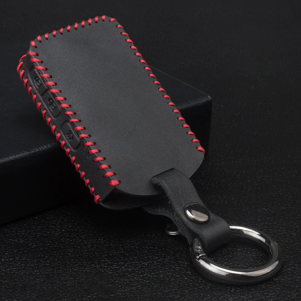 

High quality Leather Car Remote Key Case Cover Shell For Mazda 3 Alexa CX-30 CX30 CX5 CX 5 CX-5 CX8 CX9 2019 2020 Accessories