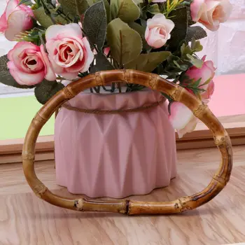 

1 x D Shape Bamboo Bag Handle for Handcrafted Handbag DIY Bags Accessories Good Quality 13cm Sep. 16