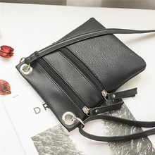 Женская кожаная сумочка, кошелек для монет, женская модная сумка на плечо, Дамский клатч, повседневные сумки через плечо, сумочки, сумки