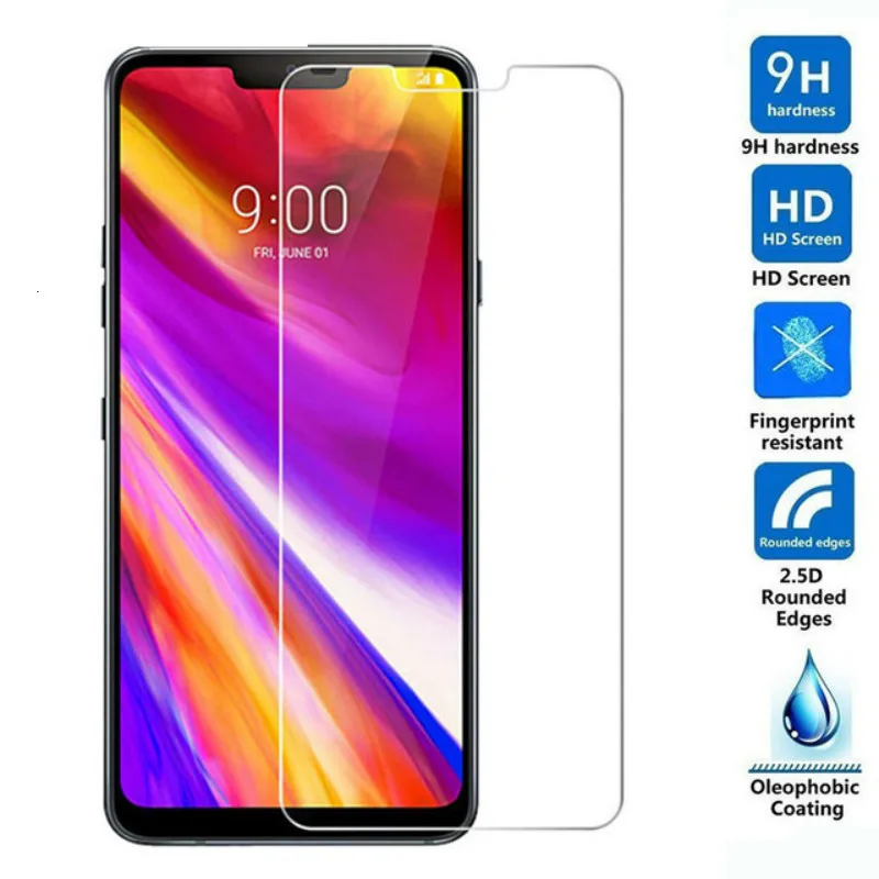 2.5D Закаленное стекло для LG G7 ThinQ Защитная пленка для LG G7 Fit 9H Защитная пленка для экрана для LG G7 One защитное стекло 6,1 дюйма