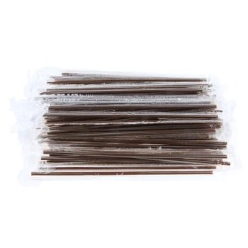 

100 Pcs Double Holes Plastic Coffee Stirrer Straws Stir Stick Hot Drink 7 Inch, Non-toxic, no metal aftertaste