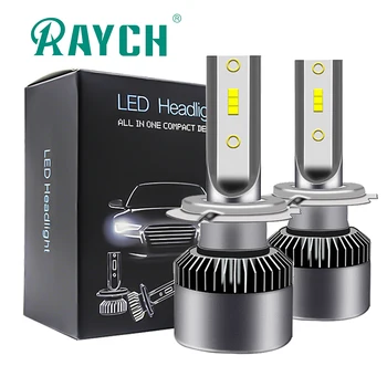 

Raych 1：1 Size H1 H7 H11 9005 HB3 9006 HB4 H4 High/Low Beam Car LED Headlamp 50W 10000Lm 6000K Canbus High Power Car Headlight
