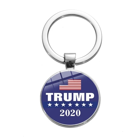 SONGDA Hot Trump брелок для ключей «флаг» удерживает Америку большого Дональда Трампа для переизбранного сторонника ключница брелок - Цвет: Style 10