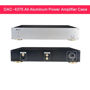 

DIY All-aluminum Power Amplifier Chassis 4375 DAC Case Audio Shell Power Supply Box Amplifier Enclosure with RCA 430*75*320MM