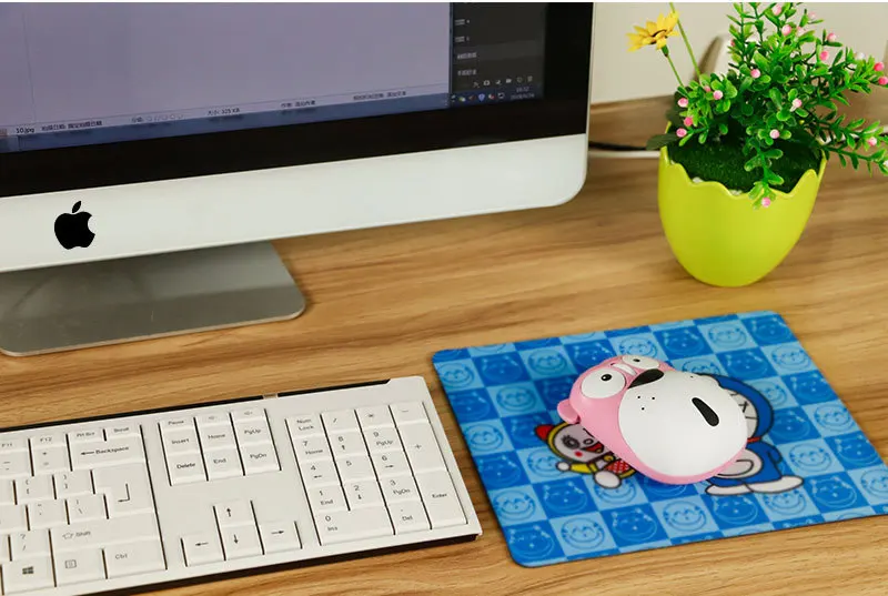 

Cartoon Optical Mouse wireless Ergonomic Cute Dog 1200DPI Mause USB Cable 3D Gaming Mice For Office or Family