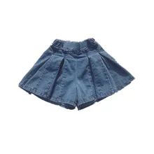 Распродажа; шорты для девочек; джинсовая юбка для маленьких девочек; шорты; детская джинсовая юбка; Милые плиссированные шорты для малышей