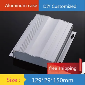

KYYSLB Case 129*29*150mm Mini Aluminum Amplifier Chassis/Electronics Instrument Case Receiver Housing AMP Enclosure Case DIY Box