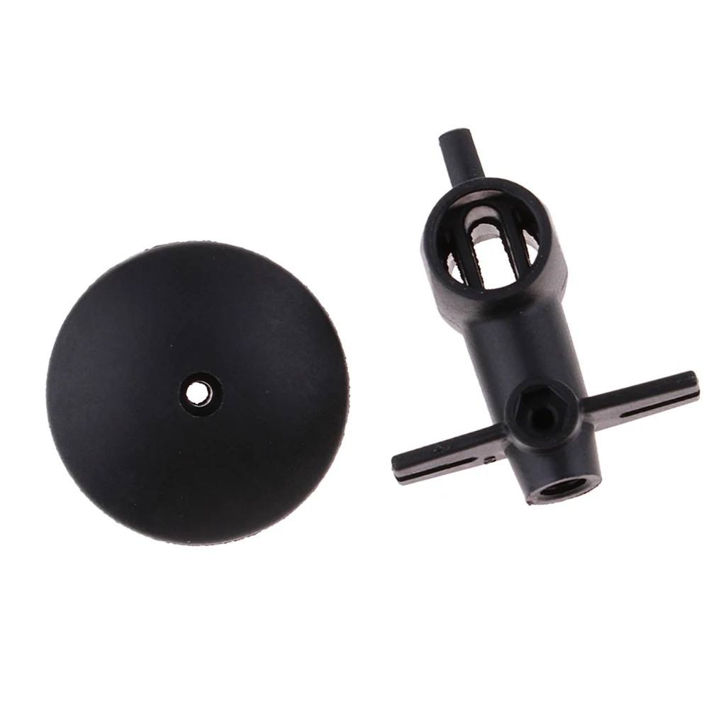 

2Pc Black Plastic Rotor Head V.2.V950.002 for WLtoys V950 RC Aircraft Models