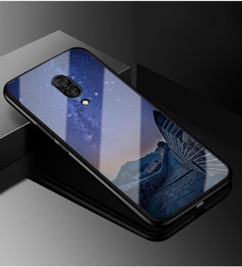 16 Для lenovo Z5 Pro GT чехол PC Пластиковый стеклянный чехол для телефона черный ТПУ бампер чехол для lenovo Z5 Pro GT задняя крышка для lenovo Z5Pro GT - Цвет: 16