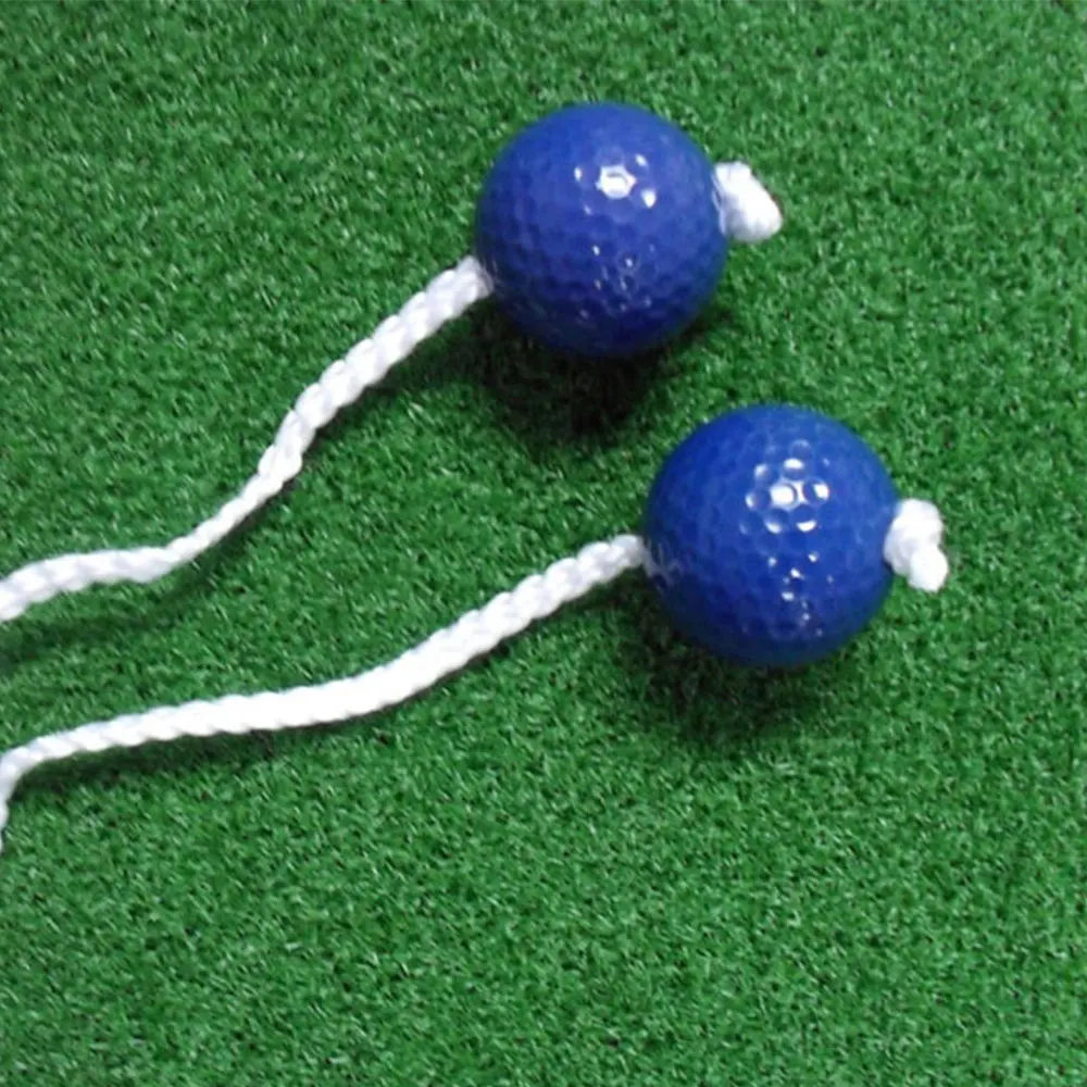 Golf Practice Ball Golf Stringing Ball Outdoor Toys Sport Synthetic Resin Golf Rope Ball Golf Ball Rope Trainging Aids