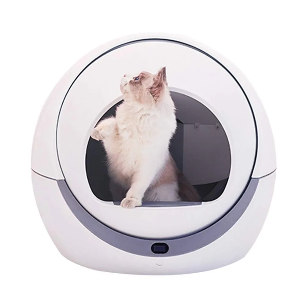 High-end pet automatic self-cleaning cat litter box, smart trash bin, closed tray toilet detachable potty High-end pet automatic self-cleaning cat litter box, smart trash bin, closed tray toilet detachable potty